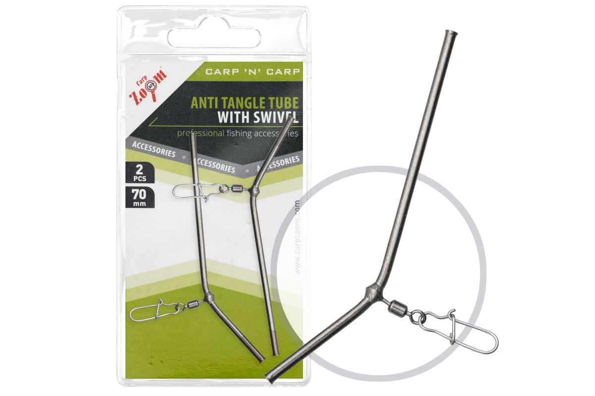 Anti-tangle tub with swivel