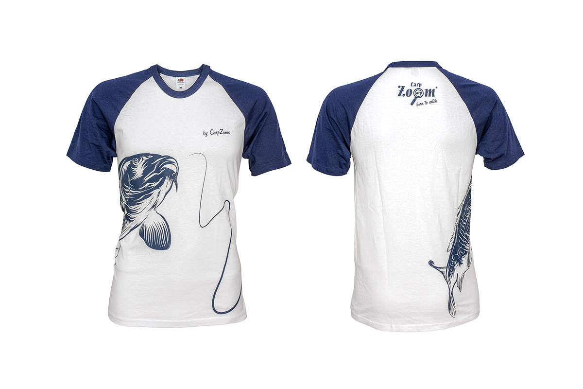 Short Sleeve Baseball T White/Deep Navy